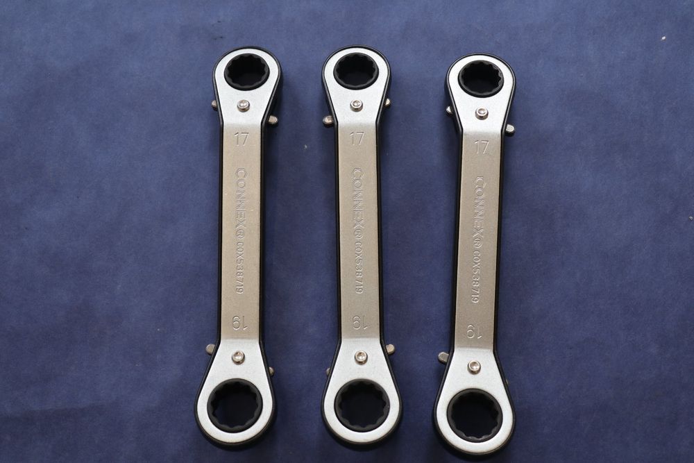 KNIPEX Ringschlüssel 17mm - Gekröpft Verchromt 205mm