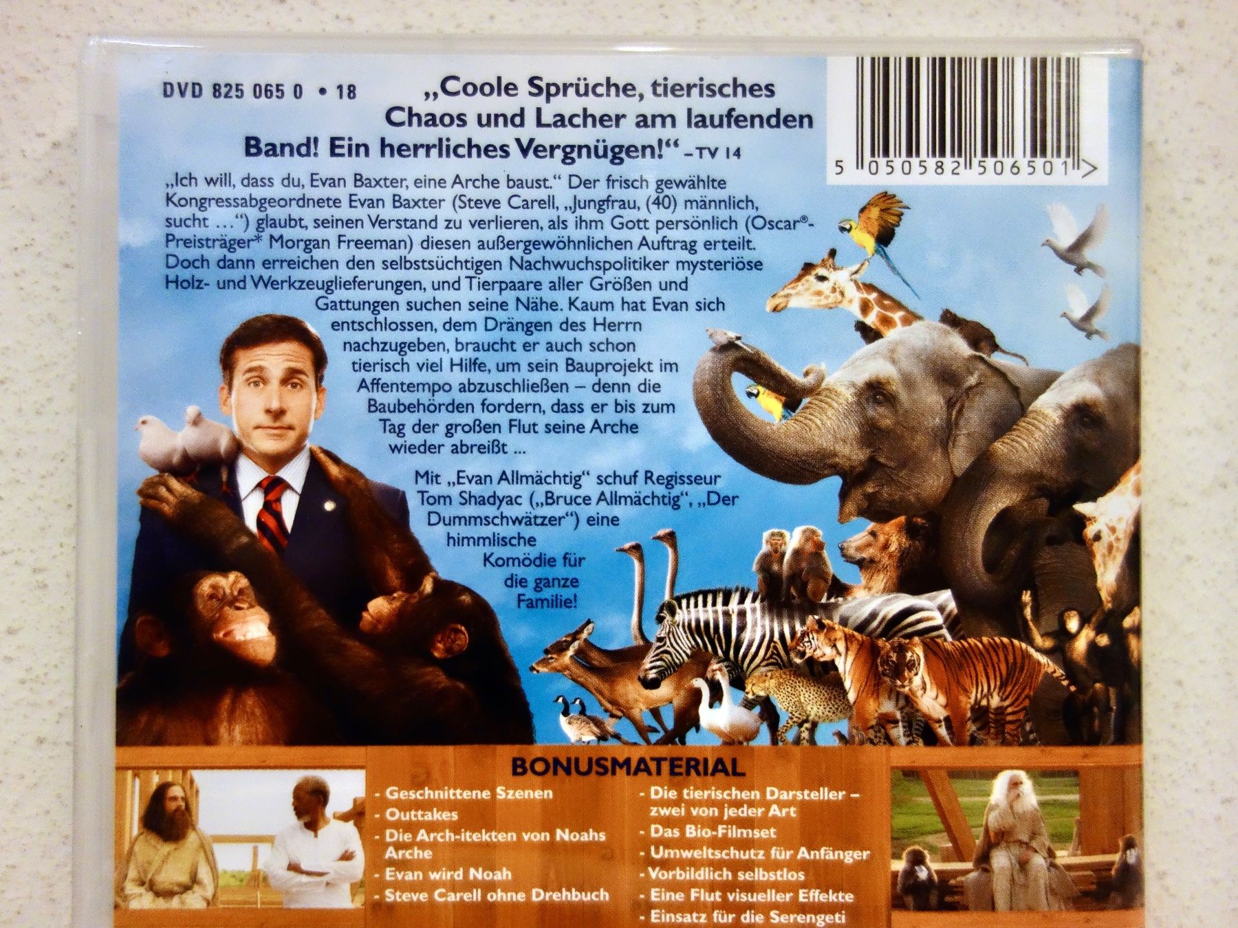 Tutti i DVDs: DVD EVAN ALLMÄCHTIG - Morgan Freeman - Steve Carell – Usato da Kerzers venduto da wisaundso 2