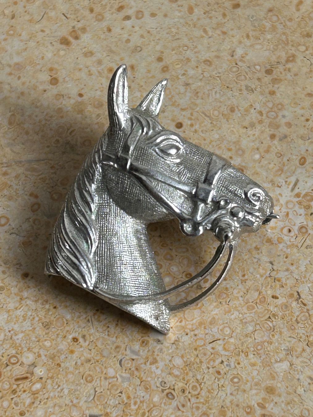 Spille & Fermagli: Pferde-Brosche aus echtem Silber!!! – Usato da Basel venduto da bellespirit
