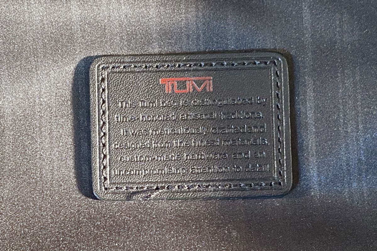 Tumi Zaini: Schwarzer TUMI Rucksack Leder Laptoprucksack – Usato da Ballwil venduto da ClassicGallery 7