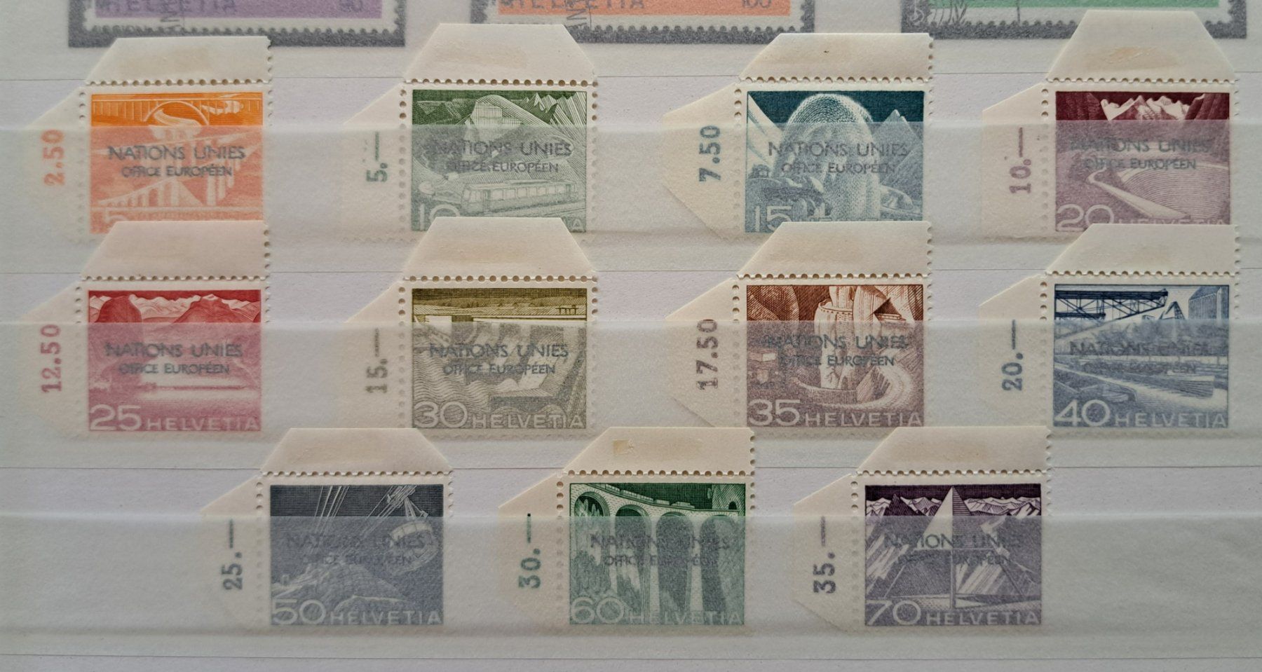 Tous les timbres: ONU (D VII) 1 -11 postfrisch – D'occasion à Unterägeri par PhilatelieStudiger