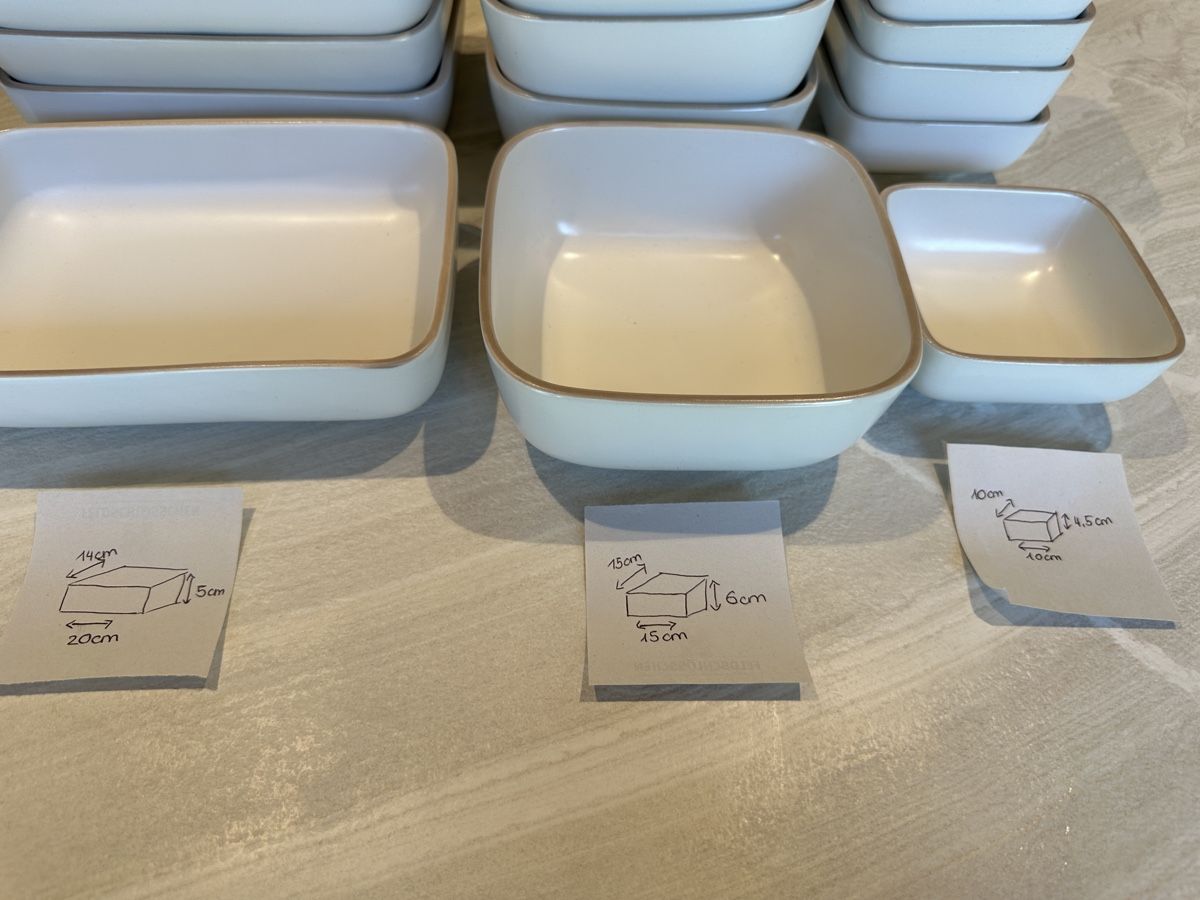 Geschirrsets: Apero Schalen ELEMENTS rechteckig und rund – Neu (gemäss Beschreibung) aus Märstetten von fury_psg 4