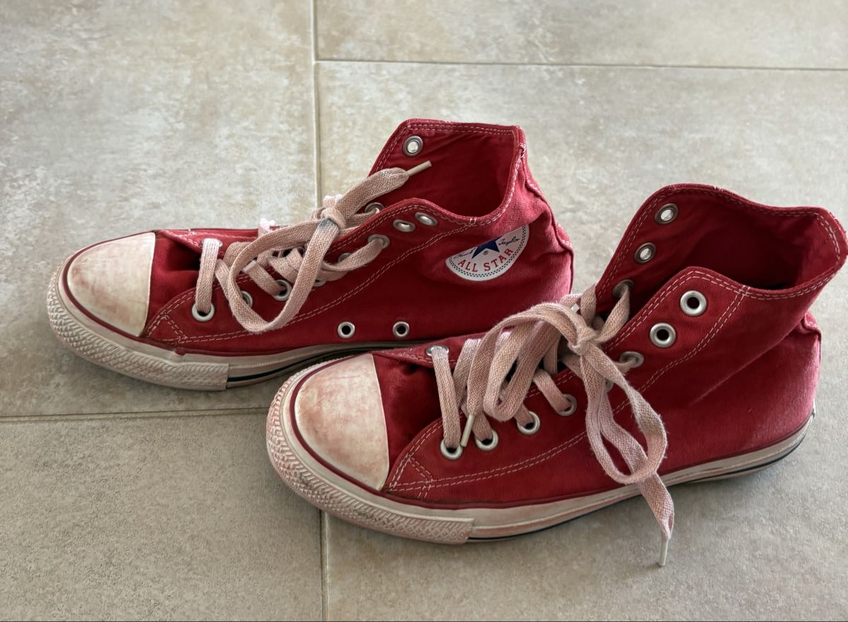 Converse Scarpe da uomo: Red Converse All-Star Hi-Tops Gr. 40 – Usato da Baden venduto da est_92cz 2