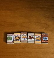 Lebensmittelverpackungen fürs  Puppenhaus/Puppenstube 