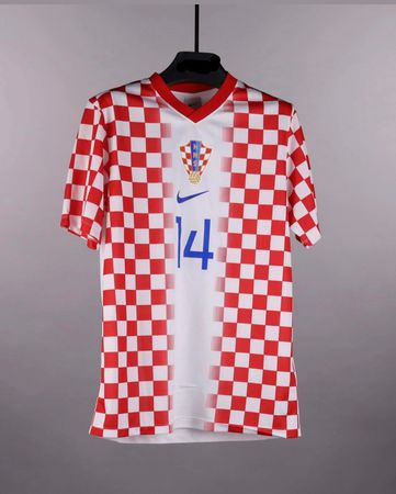 Kroatien Heimtrikot 10/11 - Ivan Perišić Unterschrift