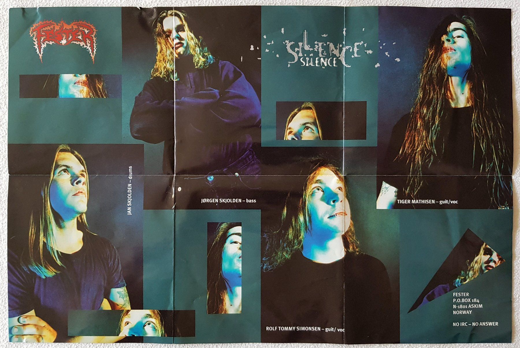 CD: Fester - Silence - 1994 - First Press Austria - Lethal Rec – Usato da Uster venduto da Zardodel 4