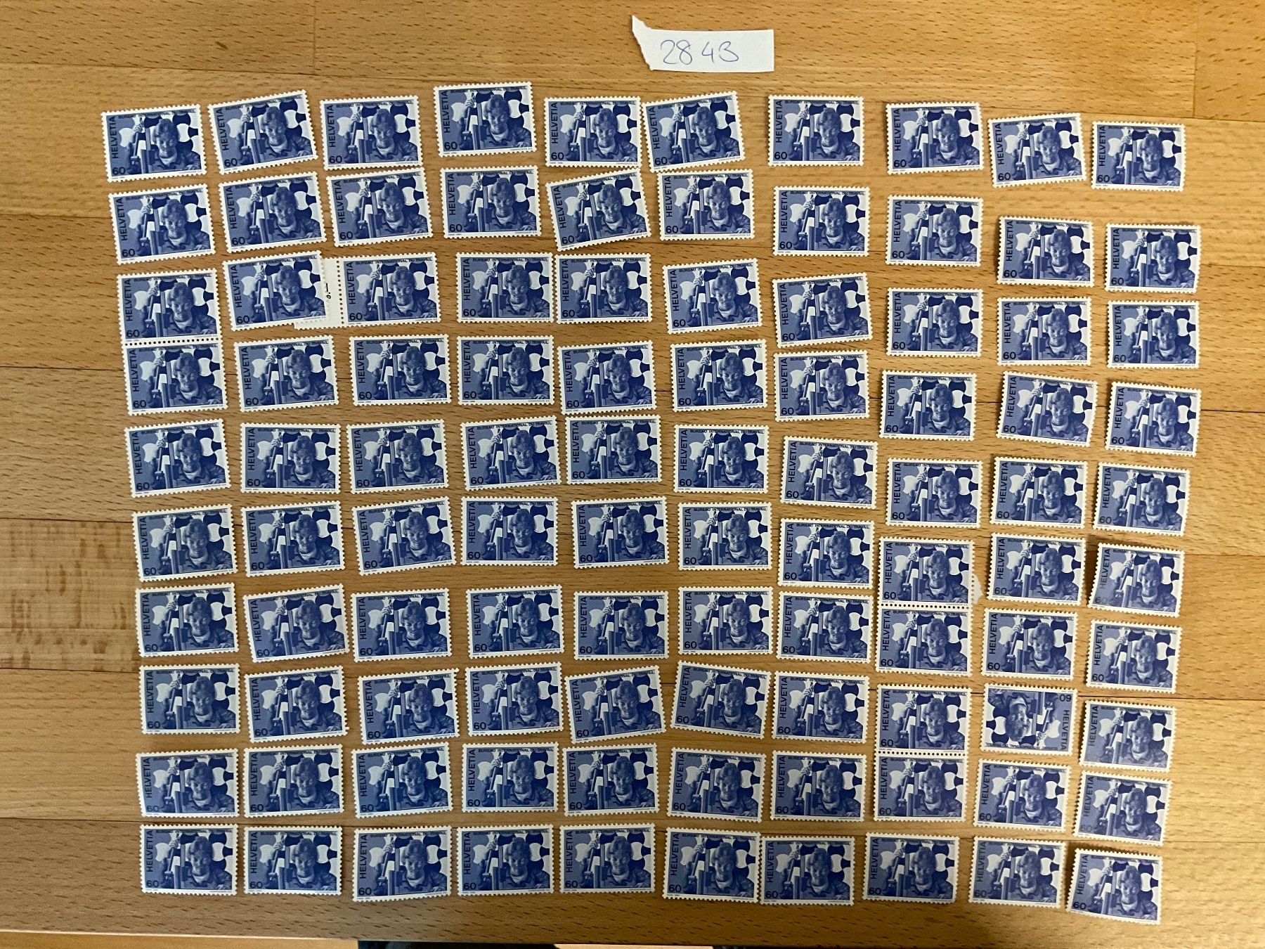 Tutti i francobolli: 60Fr Ämter Frankaturware ungestempelt postfrisch Sammlung – Nuovo (secondo la descrizione) da Wil SG venduto da Chefsugus