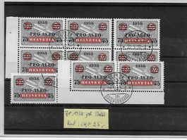 FP 1938 gest. Restlot Kat: CHF 95.-