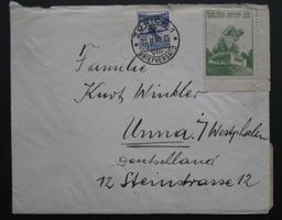 1940 Zensur Brief von Zürich nach Deutschland Unna