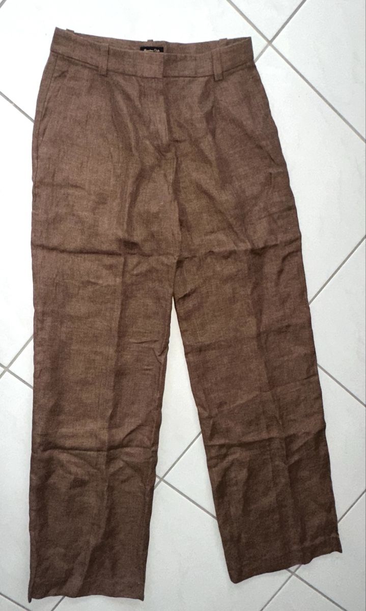 Massimo Dutti Pantaloni: MASSIMO DUTTI HOSE GR. 36 LEINEN neuwertig – Nuovo (secondo la descrizione) da Unteraegeri venduto da MH203 2