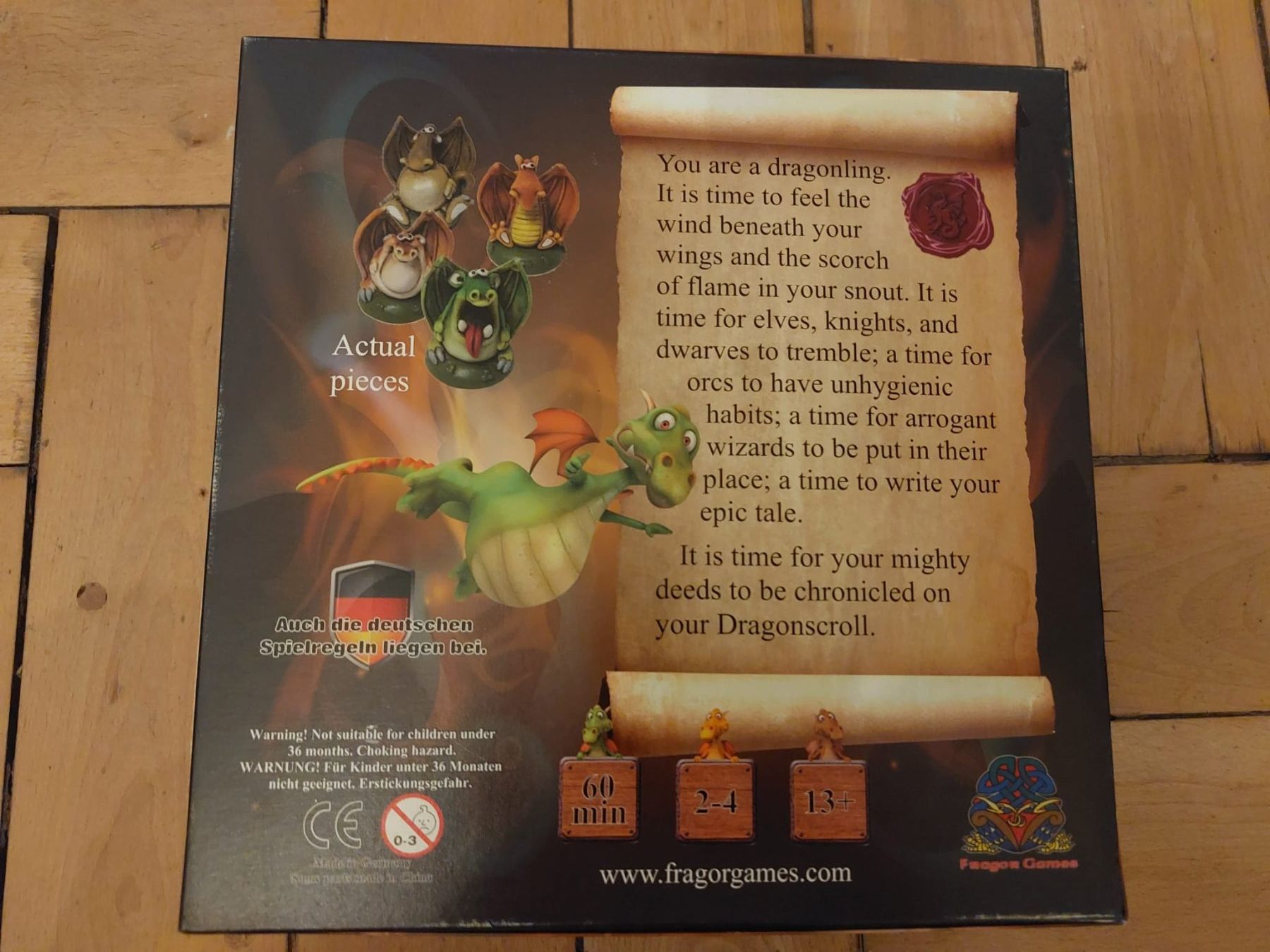Spiele: DRAGONSCROLL (Fragor Games) OOP - Rar! – Gebraucht aus Luzern von Blue-Moon 1