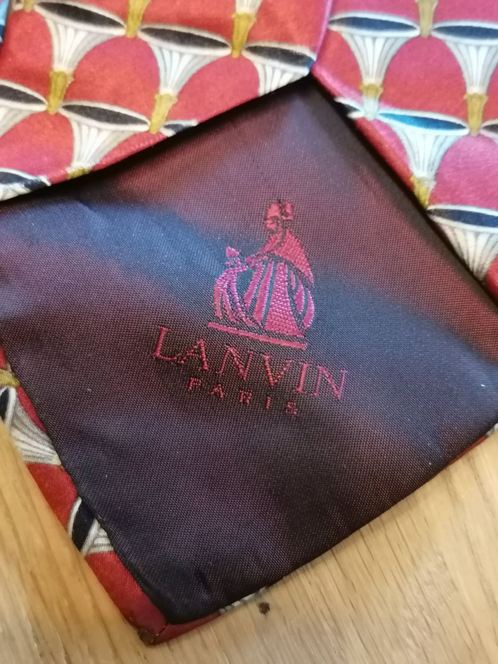 Lanvin Cravatte: Lanvin Paris Seide Krawatte - Nr.118 – Difettoso da Basel venduto da vintagecollector 3