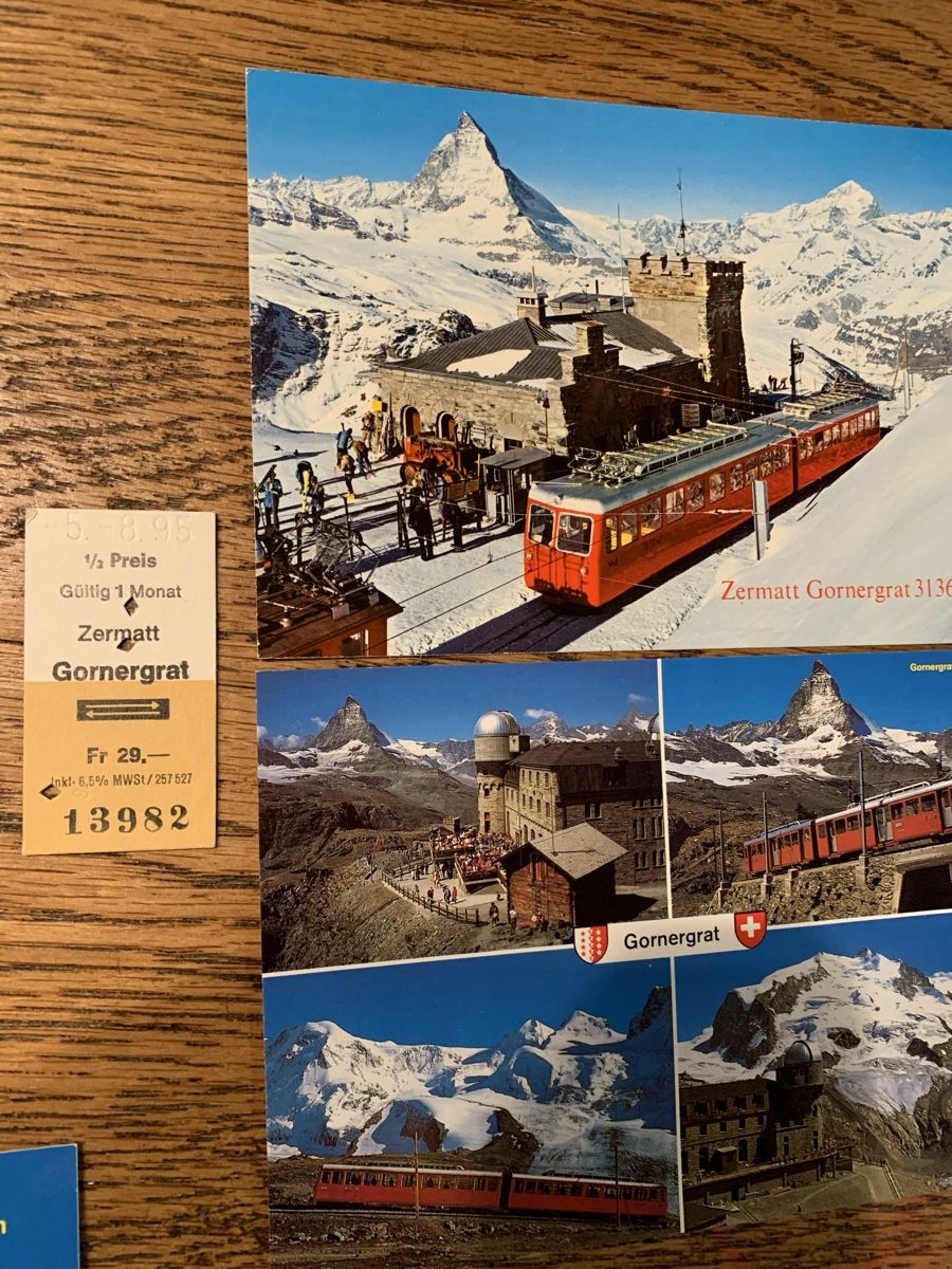 Modelleisenbahnen: Ansichtskarten Cornergrat / FO Bahn – Gebraucht aus Winden von EmilNeu 5