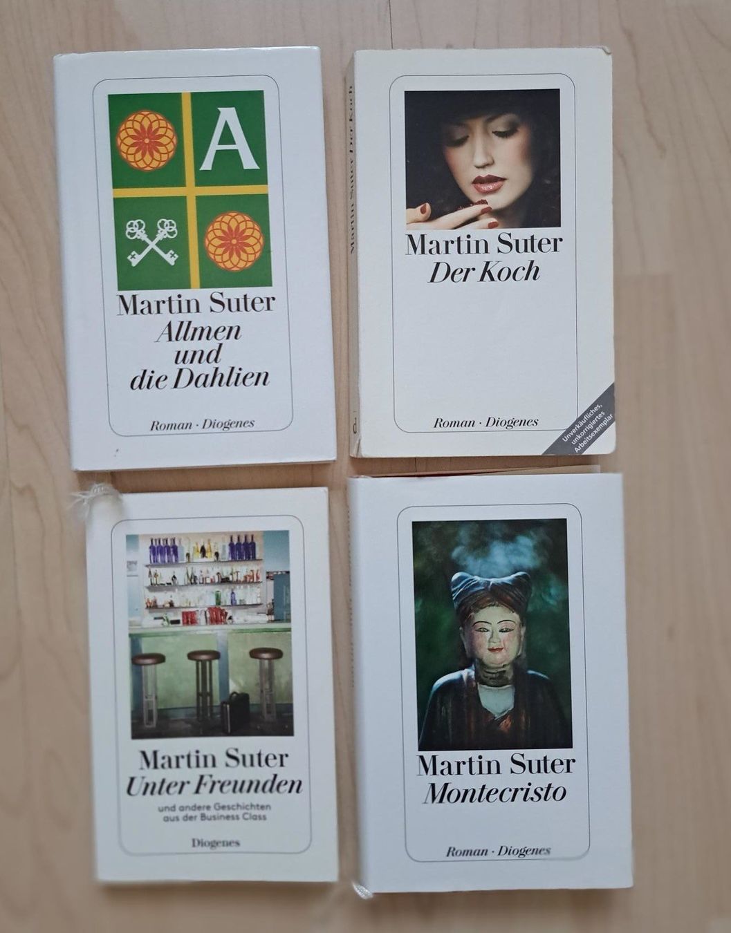 Libri: 4x Romane von Martin Suter, Diogenes – Usato da Basel venduto da Patiscat