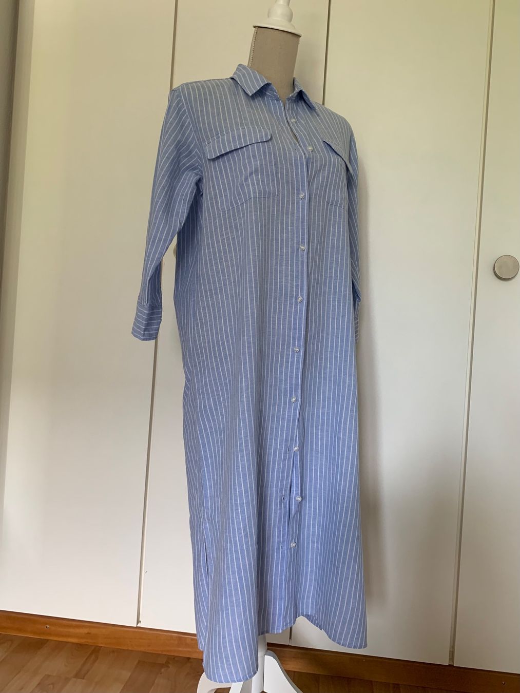 H&M Vestiti: Robe chemise lin et coton taille 34 – Nuovo (secondo la descrizione) da Gland venduto da TallyEva 3