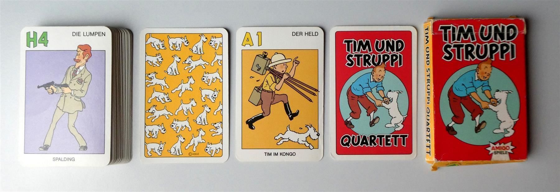 Giochi: Quartett Tim und Struppi Amigo 1993 – Usato da Frauenfeld venduto da Astra13