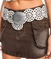 Runder Gürtel im Simian-Stil - Ceinture Blanche
