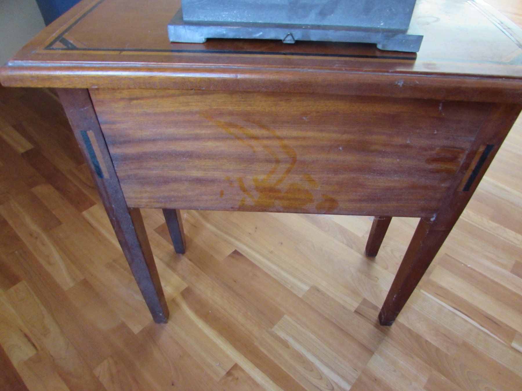 Tavoli da trucco: Tablette coiffeuse en bois avec miroir et tiroir – Usato da Onnens VD venduto da didier1956 4