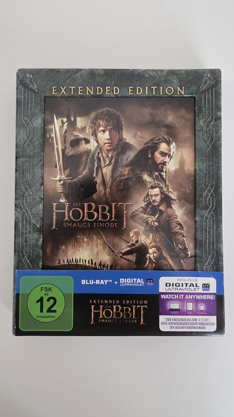 Tous les DVDs: The Hobbit Extended Edition Smaugs Einöde Blu-ray 2 Discs – D'occasion à Zürich par TimZurich1