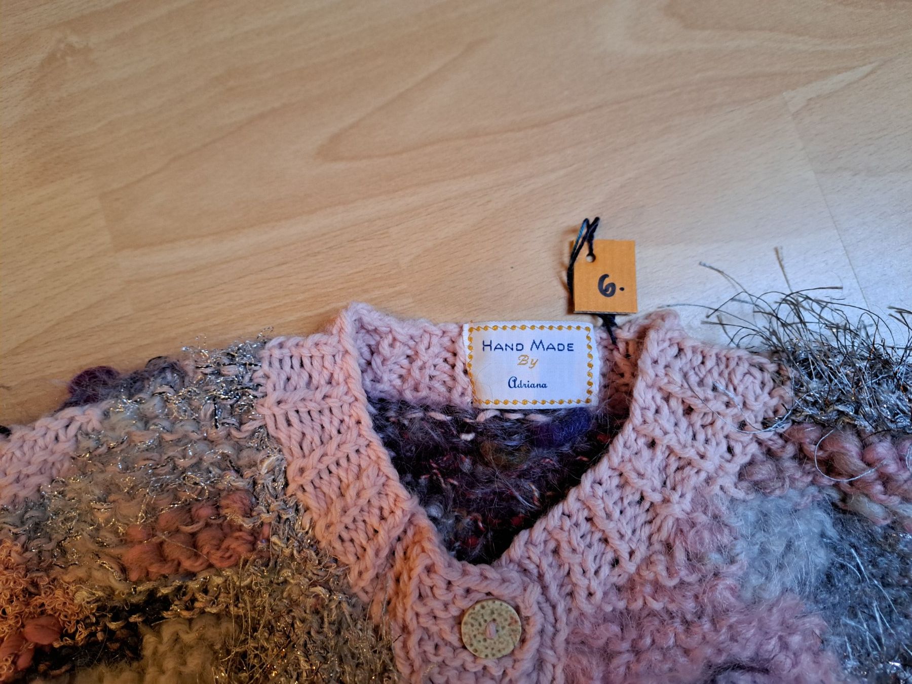 Giacche: Woll-Jacke Handgestrickt, Einzelanfertigung – Nuovo (secondo la descrizione) da Hettiswil venduto da san_kf5h 2