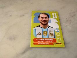 Panini Fussball WM 2026 Sticker Alexis Mac Allister ARG 9