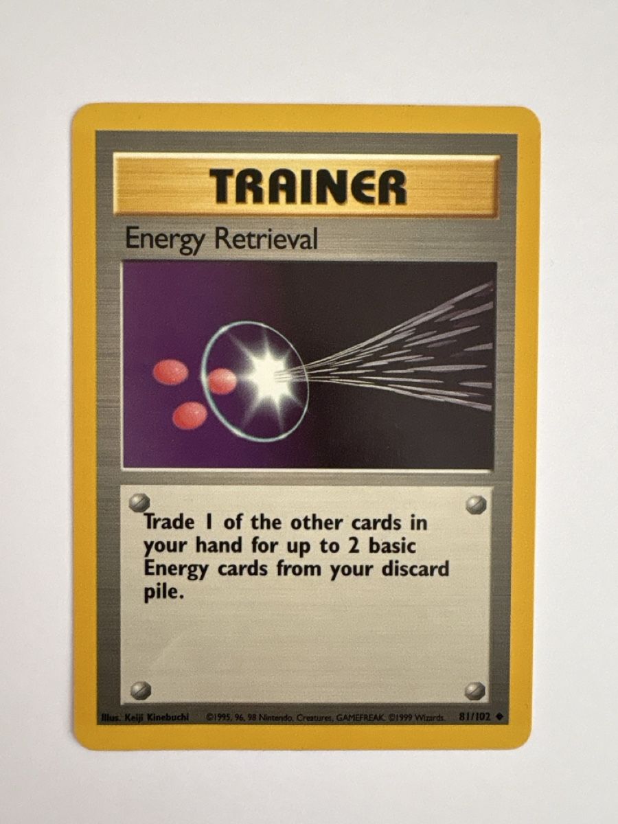Energy Retrieval Pokémon TCG Set Base - 1995 (Usato) a Giubiasco per ...