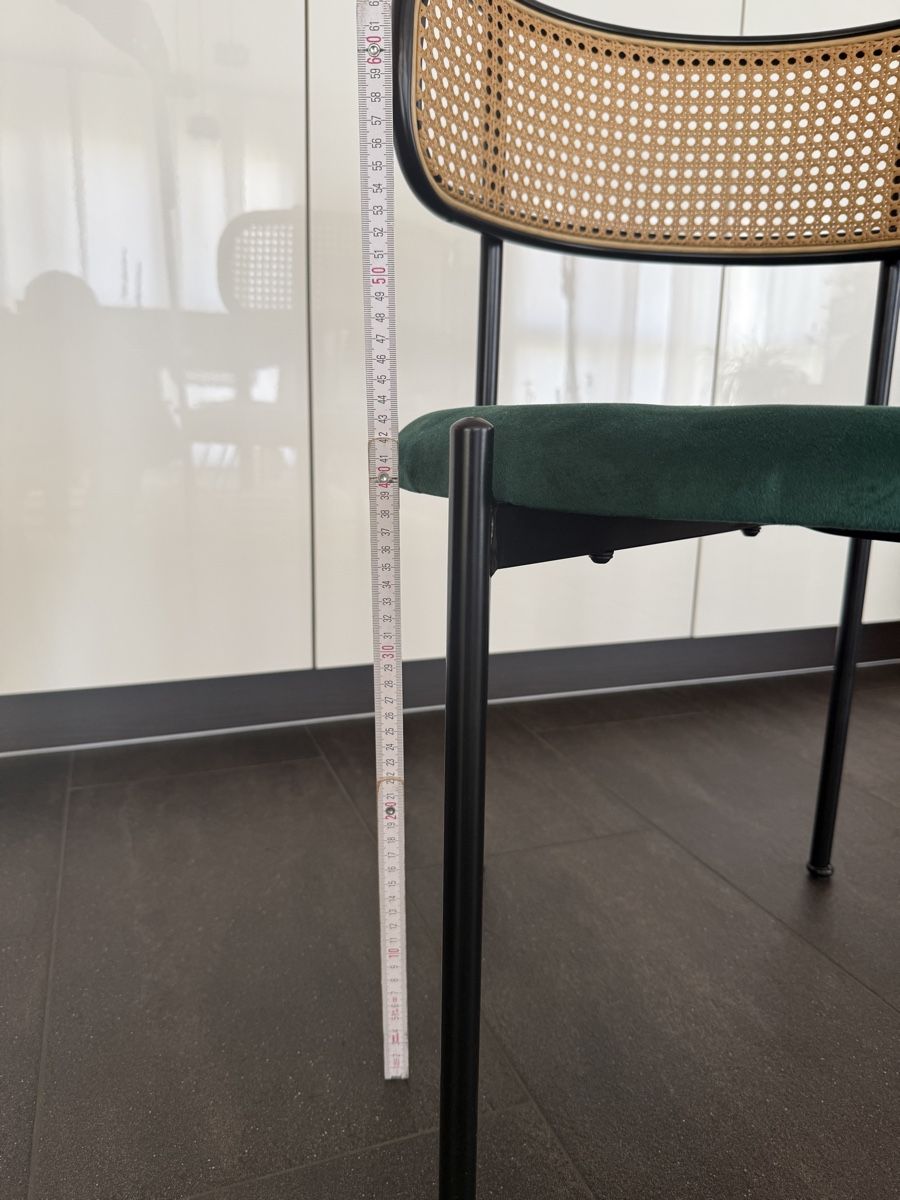 Sedie: Chaise design vintage en velours vert – Nuovo (secondo la descrizione) da Boudry venduto da mat_zn57 4