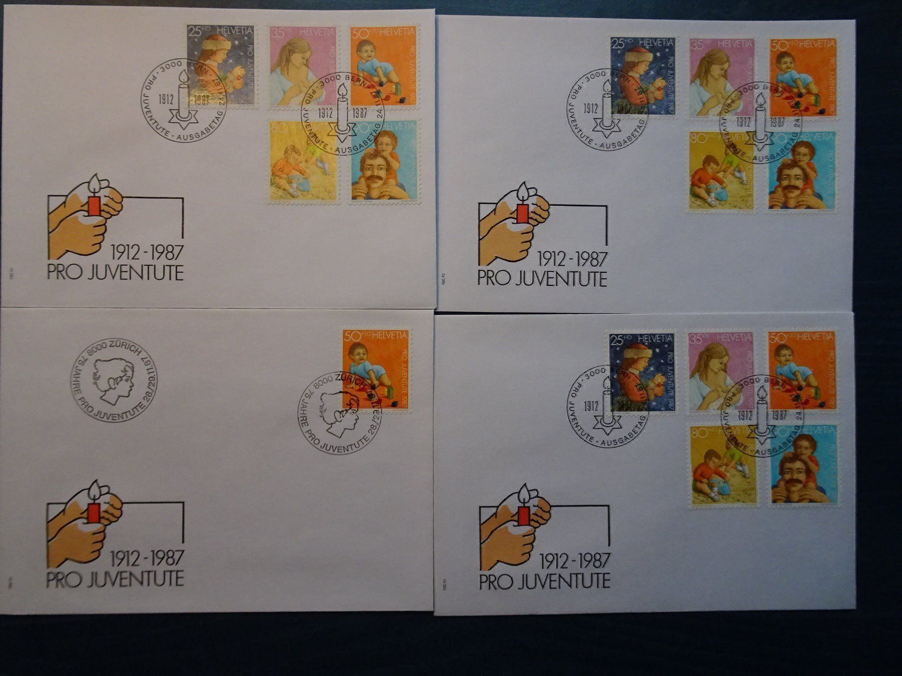 Tous les timbres: PJ 1987 – Neuf (Voir description) à Aadorf par Chnorli-Furz