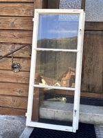 Altes 3-teiliges Fenster für dekorative Zwecke