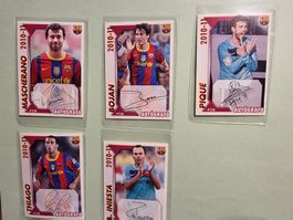 panini fc barcelona 2010-11 autografo selten