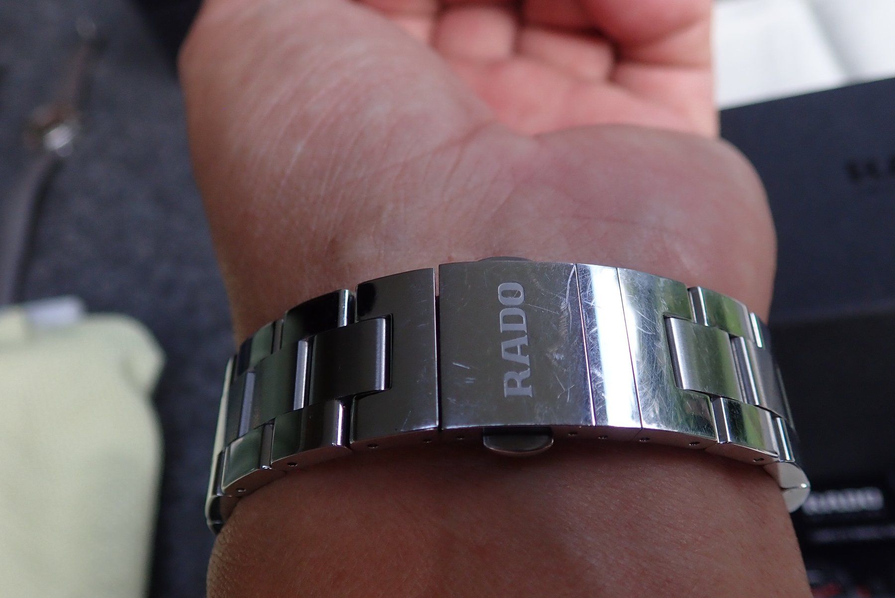 Rado Orologi: RADO HYPERCHROME CHRONOGRAPH DUNKELGREEN DIAL 45MM. – Usato da Wohlen AG venduto da kingwatcheshere 5