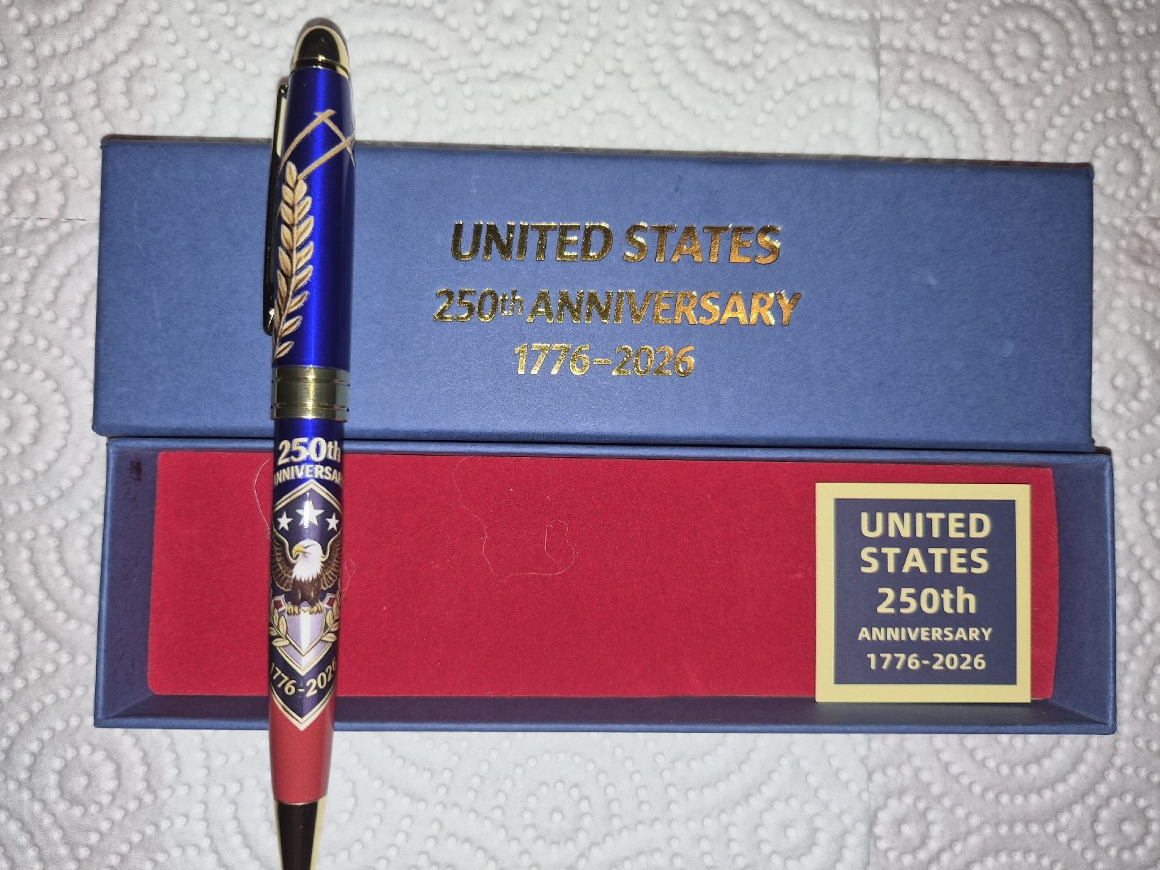 Penna & Evidenziatori: Stylo commémoratif 250 ans USA – Nuovo (secondo la descrizione) da Senèdes venduto da hen_fw8b 1