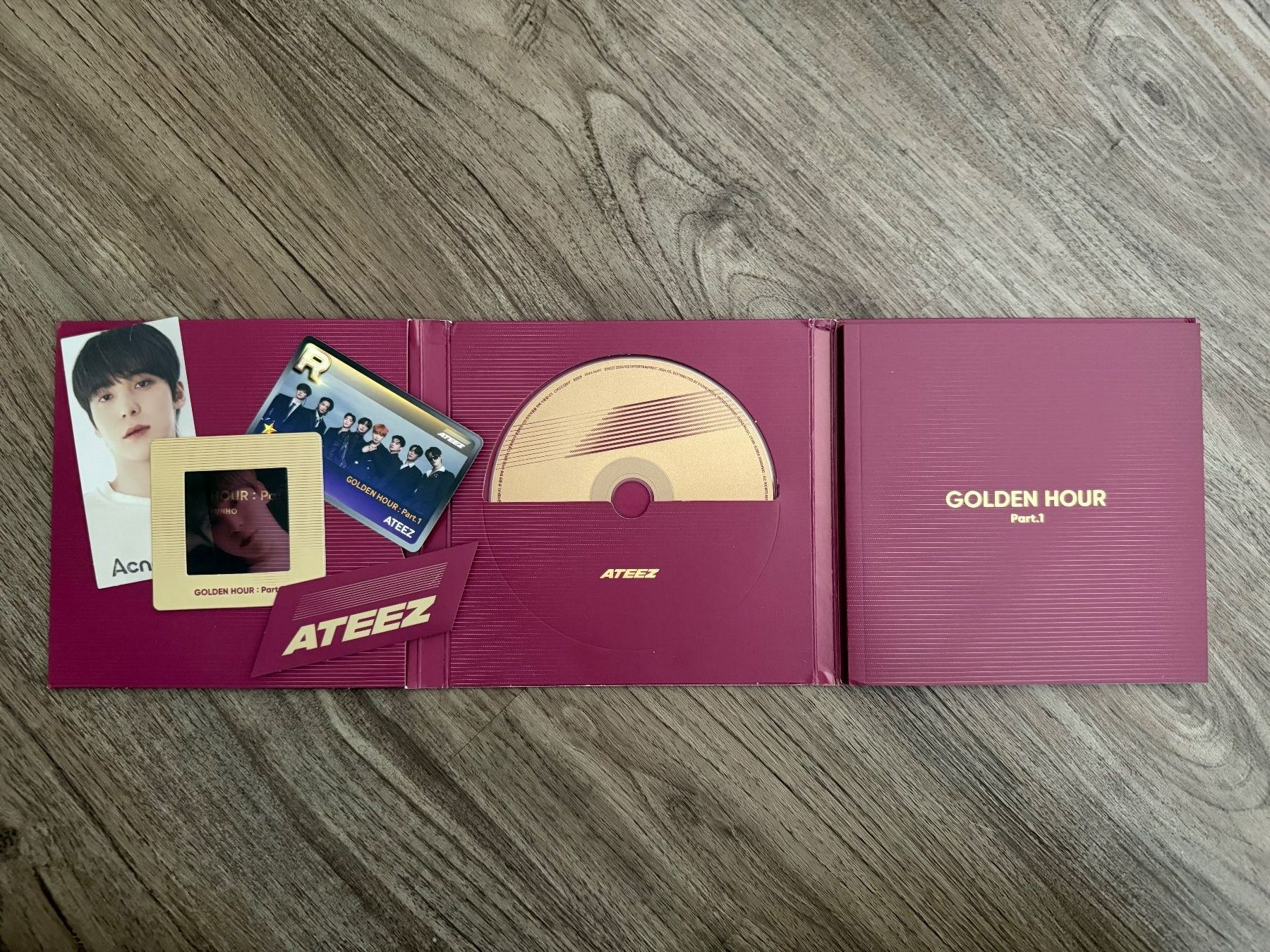 CD: ATEEZ - GOLDEN HOUR : Part.1 Digipack Yunho – Usato da Gachnang venduto da zoeyeoz 1