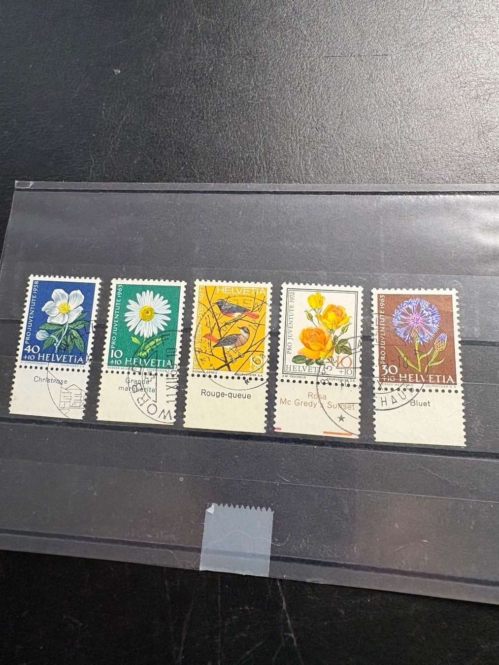 Alle Briefmarken: PJ mit Tab – Gebraucht aus Herzogenbuchsee von Hebu6