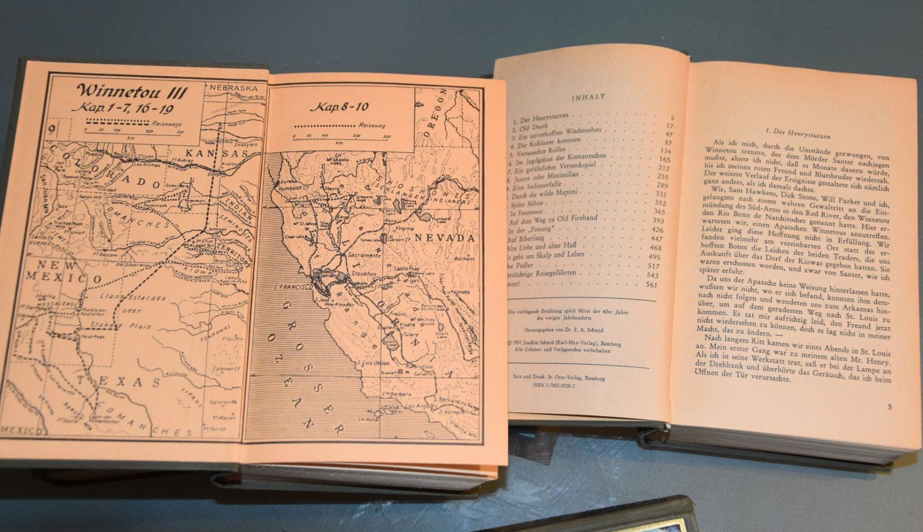 Libri: Winnetou I-III >Rarität – Usato da Liestal venduto da estreiter 1