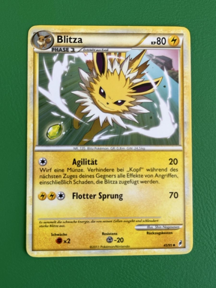 Pokémon Sammelbilder & Trading cards: Pokemon Blitza Jolteon CL 45 DE Ruf der Legenden – Neu (gemäss Beschreibung) aus Lommiswil von diti_89 1