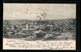 AK Langenthal, Gesamtansicht, 1905
