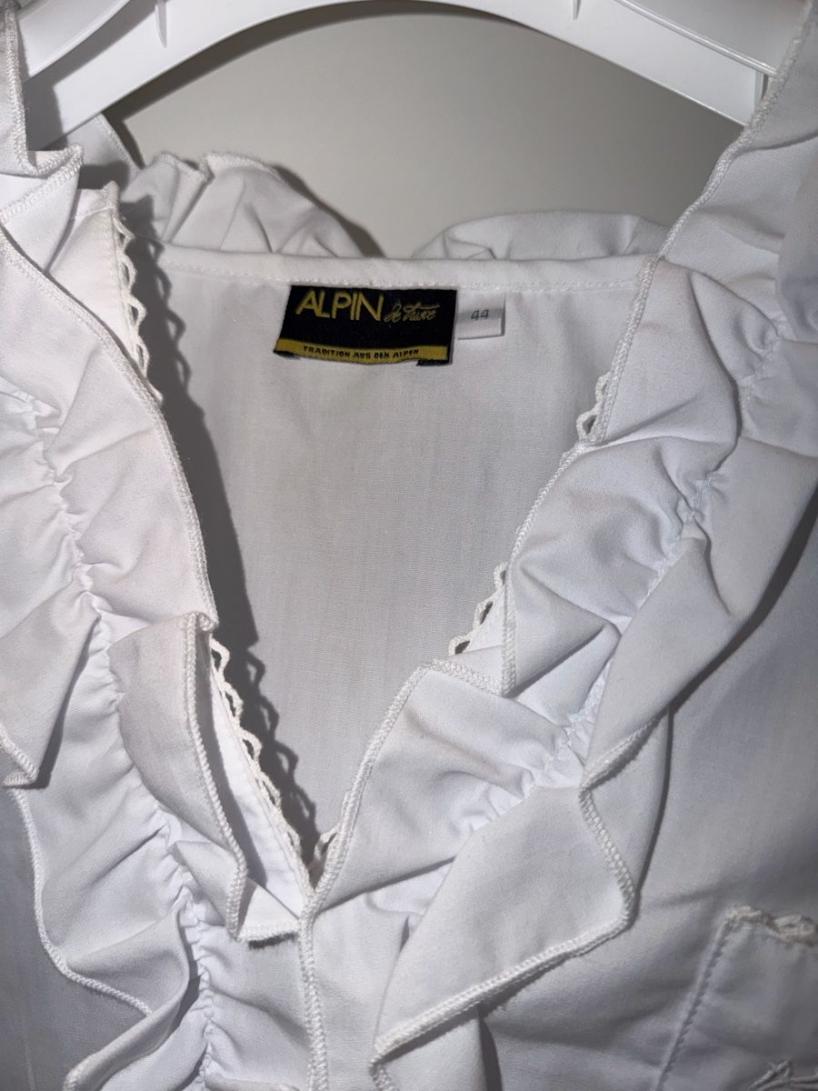 Camicette: Weisse Bluse ALPIN DE LUXE 44 neu – Nuovo (secondo la descrizione) da Dornach venduto da samuti 2