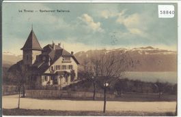 La Rosiaz - Restaurant Bellevue - coloriert