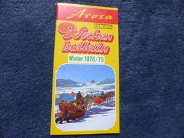 Arosa,1979,Wochen-Bulletin,Fotos,Anlässe,Gastronomie,Bahnen