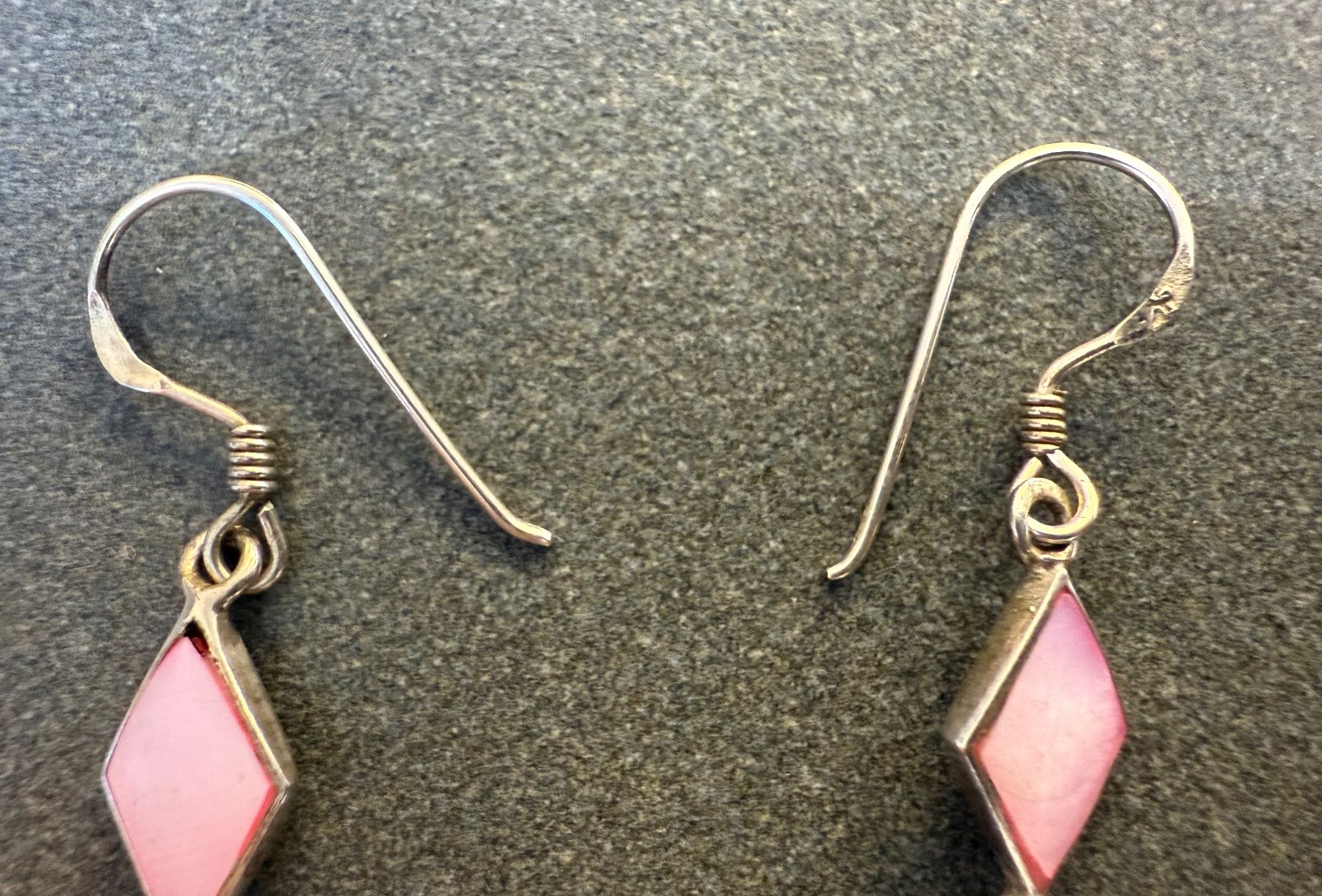 Ohrringe & -stecker: PINK SILVER EARRINGS – Gebraucht aus Contone von Chaos76 2