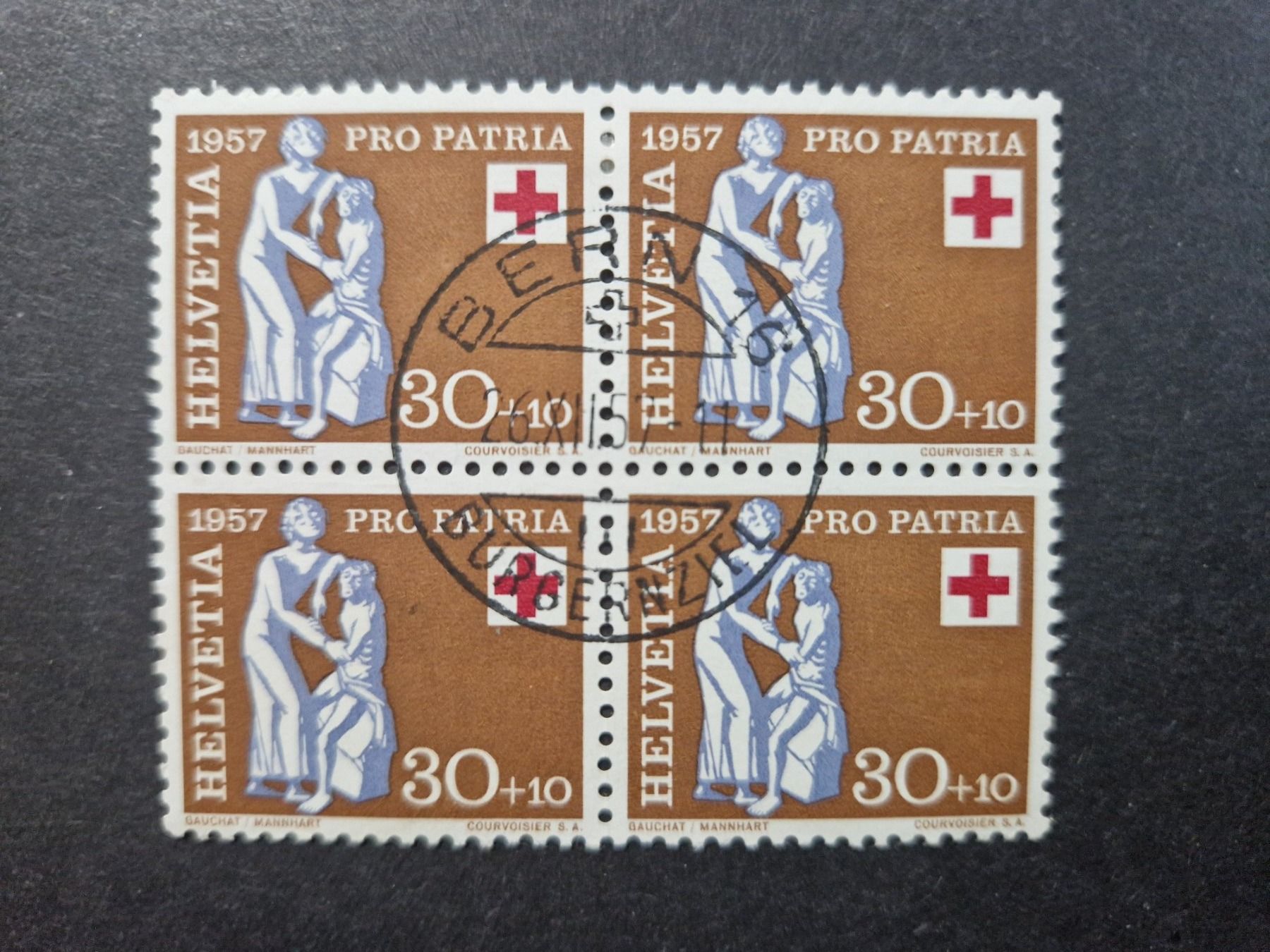 Tutti i francobolli: Pro Patria 84    4 block gestempelt Bern 16 – Usato da Bouveret venduto da hckoala