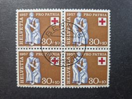 Pro Patria 84    4 block gestempelt Bern 16