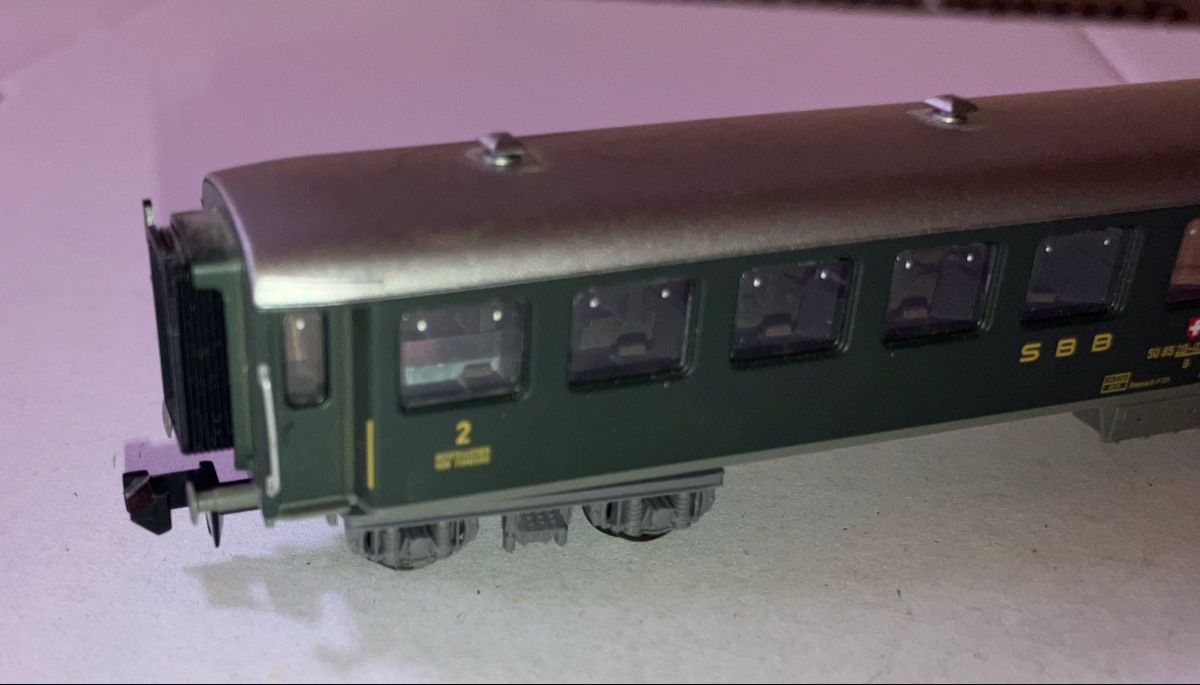 Fleischmann Trains électriques: Voiture lourde des CFF Fleischmann échelle N – D'occasion à Dompierre VD par immorentes 5