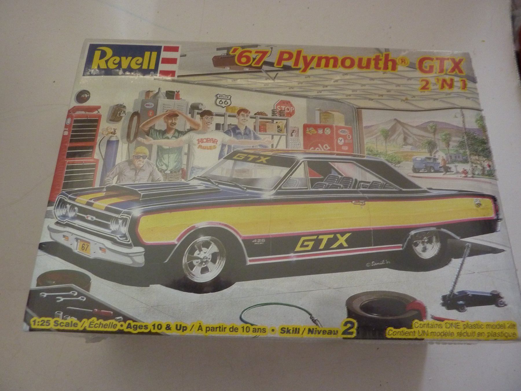 Kit di modellismo & Modellini statici: PLYMOUTH GTX 67 – Nuovo e nell'imballaggio originale da Balsthal venduto da bouteliee