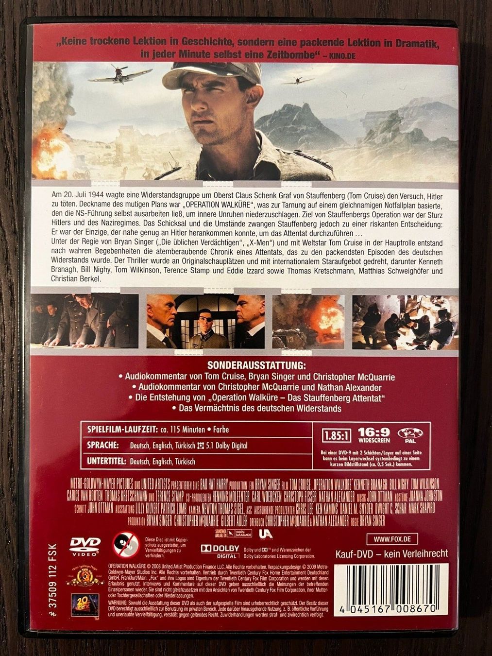 Tutti i DVDs: Operation Walküre – Usato da Zürich venduto da FilmFreunde 1