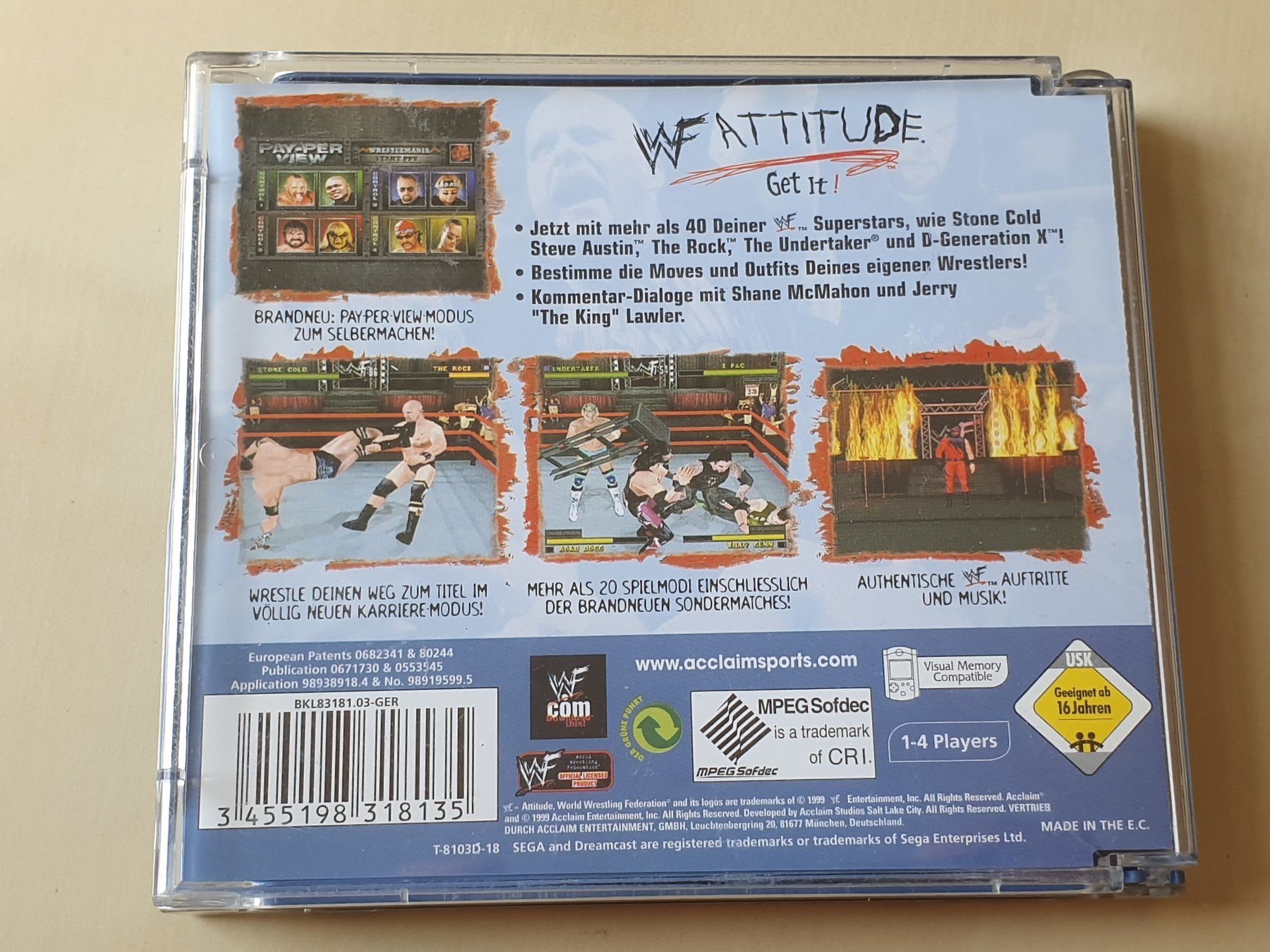 Sega Spiele: WWF Attitude – Gebraucht aus Stansstad von collectorsshop 1