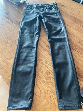 Black Jeans (lederimitat) All7mankind