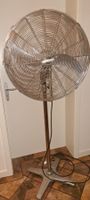 Ganzmetall Power-Standventilator, silber, Durchmesser 65 cm
