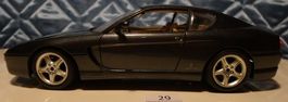 Modellauto Ferrari 456 GT dunkelgrau neuwertig